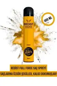 Redist Full Force Extra Sert Saç Spreyi 400ml | Güçlü Sabitleme ve Uzun Süreli Etki - 2