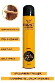Redist Full Force Extra Sert Saç Spreyi 400ml | Güçlü Sabitleme ve Uzun Süreli Etki - 8