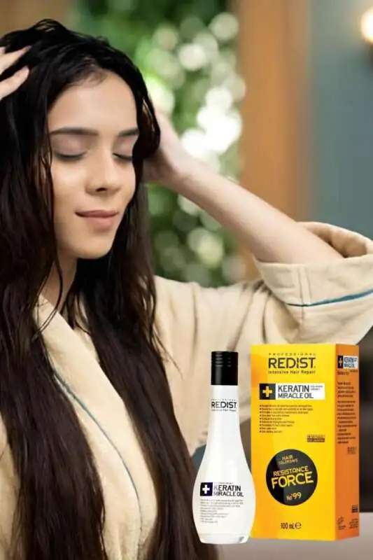 Redıst Keratin Saç Bakım Yağı 100ml | Saç Onarıcı ve Canlandırıcı Yağ - 3
