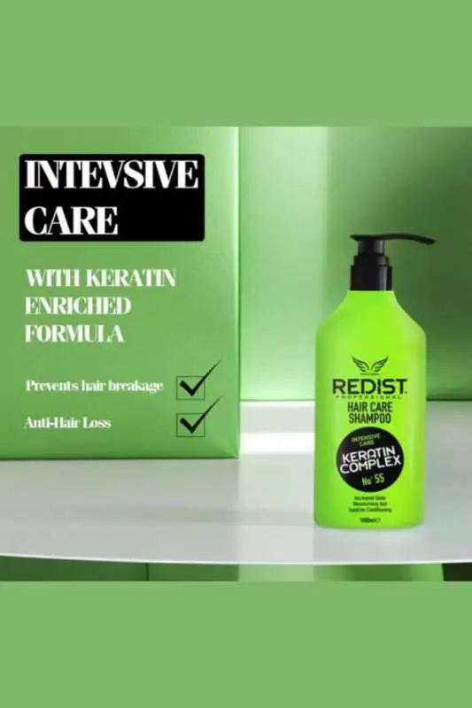 Redist Keratin Şampuan 1000ml | Yıpranmış Saçlar İçin Onarıcı - 7