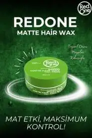 Redone Aqua Hair Wax Mat Yeşil 150ml | Mat ve Güçlü Saç Şekillendirici Wax - 1