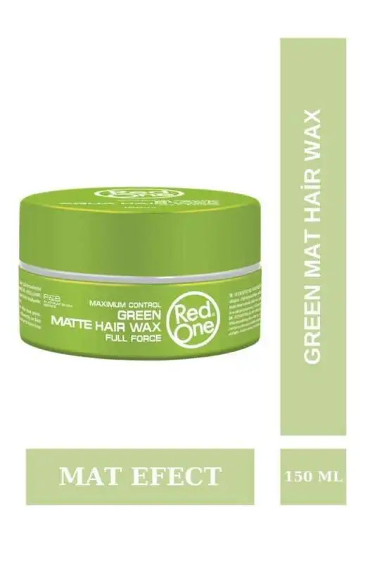 Redone Aqua Hair Wax Mat Yeşil 150ml | Mat ve Güçlü Saç Şekillendirici Wax - 5