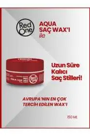 Redone Aqua Wax Kırmızı 150ml | Yüksek Tutucu Saç Şekillendirici Wax - 3