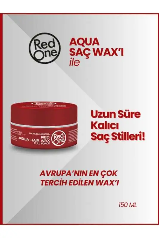 Redone Aqua Wax Kırmızı 150ml | Yüksek Tutucu Saç Şekillendirici Wax - 3