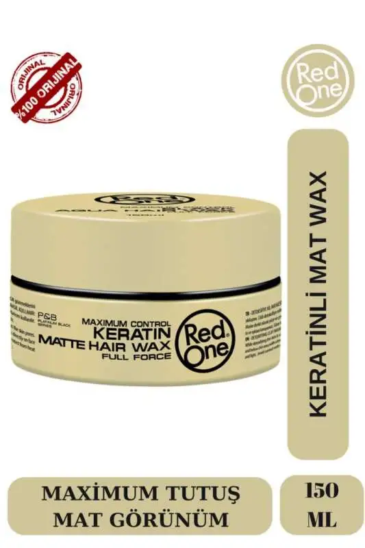Redone Wax Mat Keratin 150ml | Mat Hacim ve Keratin Destekli Şekillendirme - 1