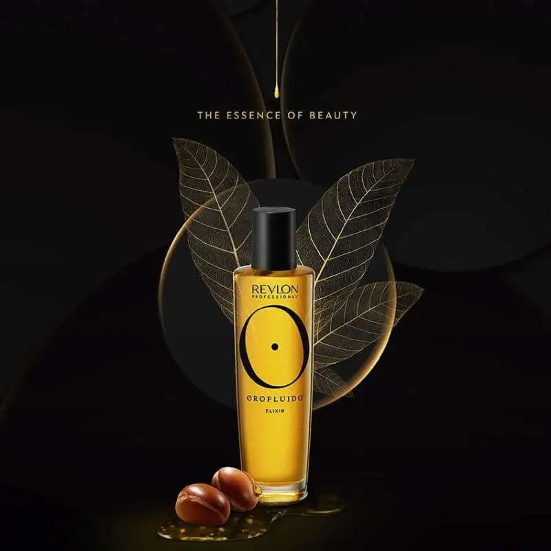 Revlon Orofluido Argan Elixir Pürüzsüzleştirici Bakım Yağı 100 ml | Saçları Besleyip Yumuşatan Argan Yağı İçeren Serum - 4