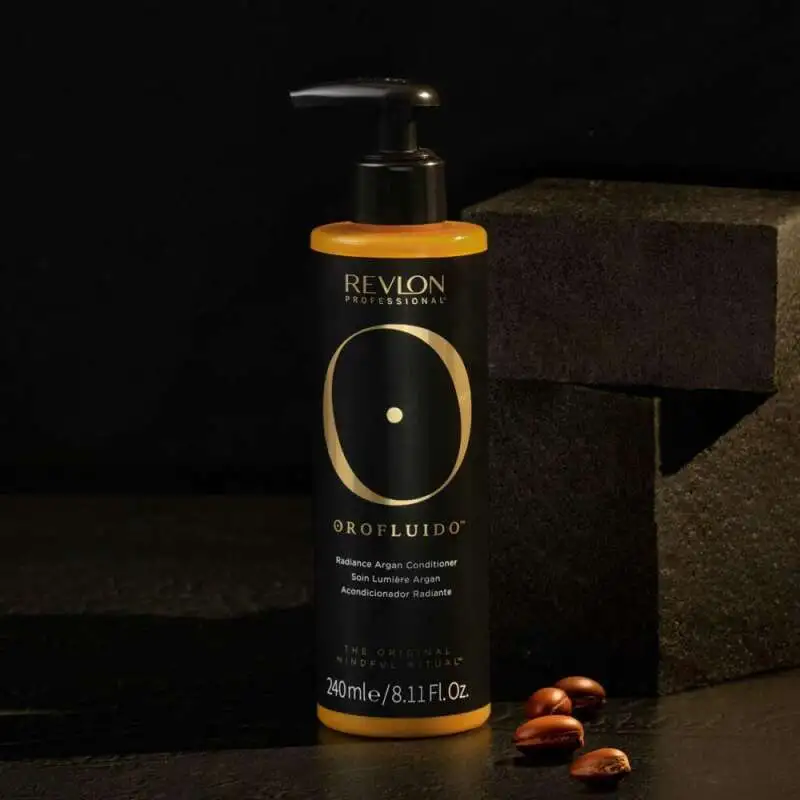 Revlon Orofluido Radiance Argan Özlü Saç Kremi 240 ml | Besleyici ve Parlaklık Veren Argan Yağlı Saç Kremi - 2