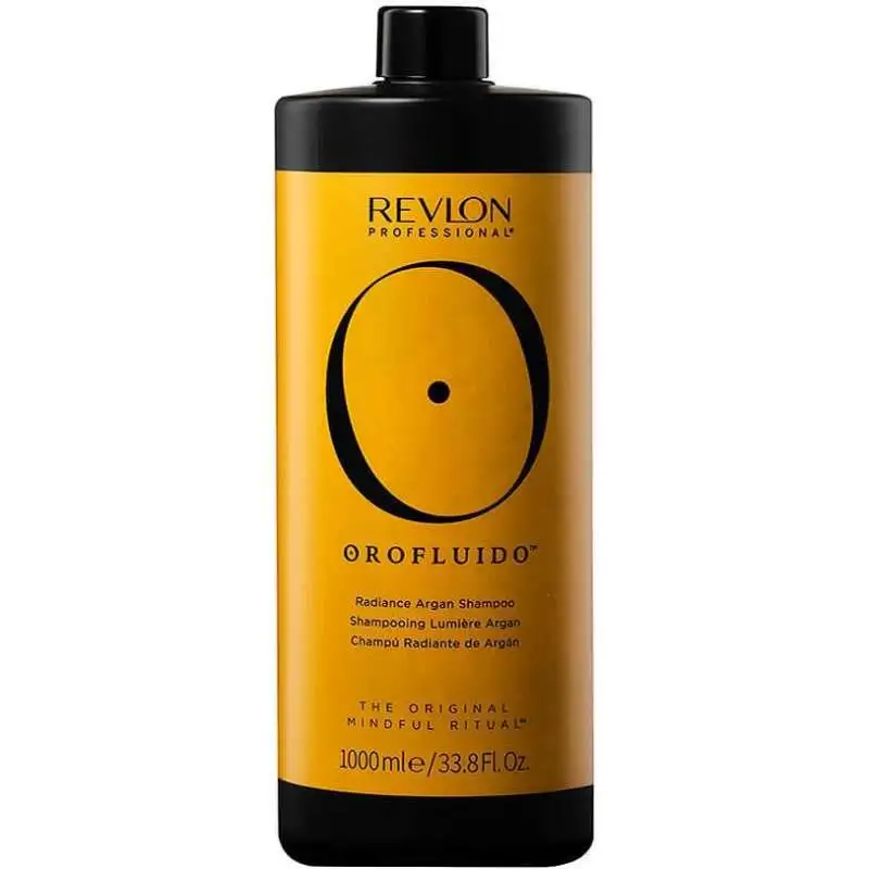 Revlon Orofluido Radiance Argan Özlü Şampuan 1000 ml | Besleyici ve Parlaklık Veren Argan Yağı İçerikli Şampuan - 1