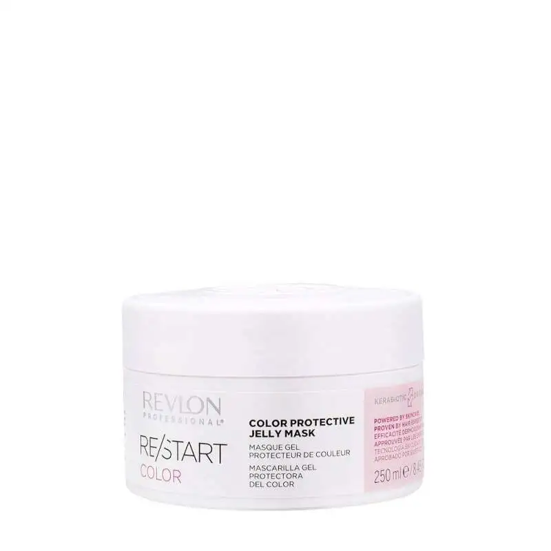 Revlon Restart Color Protective Renk Koruyucu Jel Maske 250 Ml | Boyalı Saçlar İçin Derinlemesine Nemlendirir, Renk Kaybını Engeller ve Parlaklık Sağlar - 1