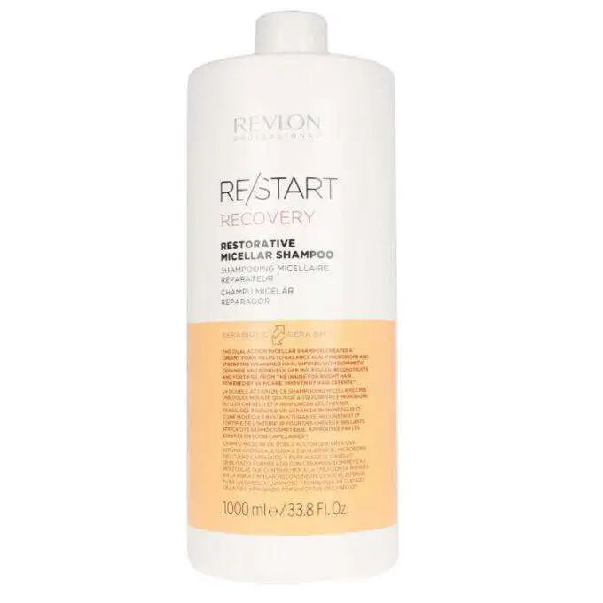 Revlon Restart Recovery Restorative Onarıcı Güçlendirici Şampuan 1000 ml | Kırılgan ve Zayıf Saçları Güçlendirip Onaran Derinlemesine Bakım - 2