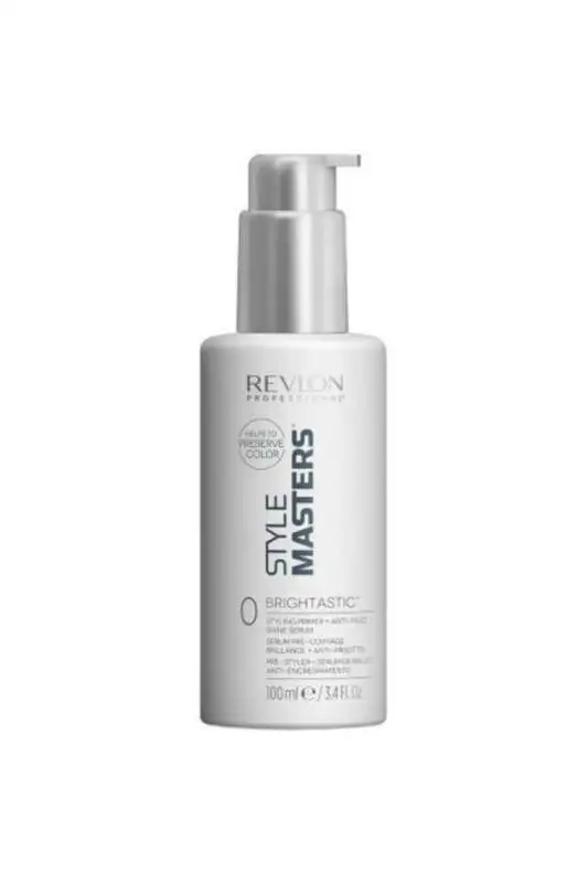 Revlon Style Masters Brightastic Şekillendirici Ve Elektriklenmeye Karşı Koruyan Serum 100 ml | Elektriklenmeyi Önleyerek Pürüzsüz, Parlak Saçlar Sağlayan Serum - 1