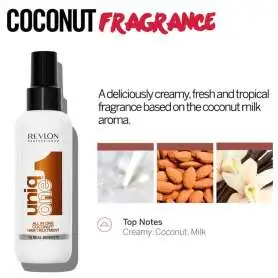 Revlon Uniq One Coconut 10 Etkili Durulanmayan Sprey Maske 150 ml | Hindistan Cevizi Kokulu, Çok Amaçlı Saç Bakım Spreyi - 5