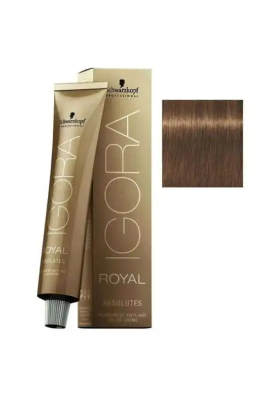 Schwarzkopf Igora Royal Absolutes 7-60 Kumral Çikolata Doğal Saç Boyası 60ml | Kalıcı ve Zengin Renk - 1