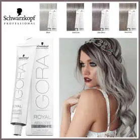 Schwarzkopf Igora Royal Absolutes Silver White Dove Grey Saç Boyası 60 ml | Doğal Gümüş ve Gri Tonlar - Igora