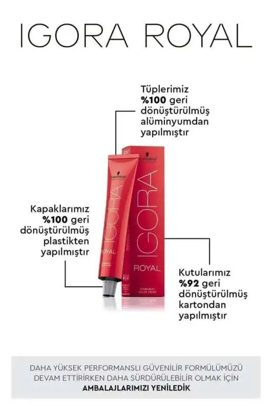 Schwarzkopf Igora Royal Colors 0-77 Bakır Yoğunlaştırıcı Saç Boyası 60ml | Yoğun Bakır Renk Pigmenti - 3