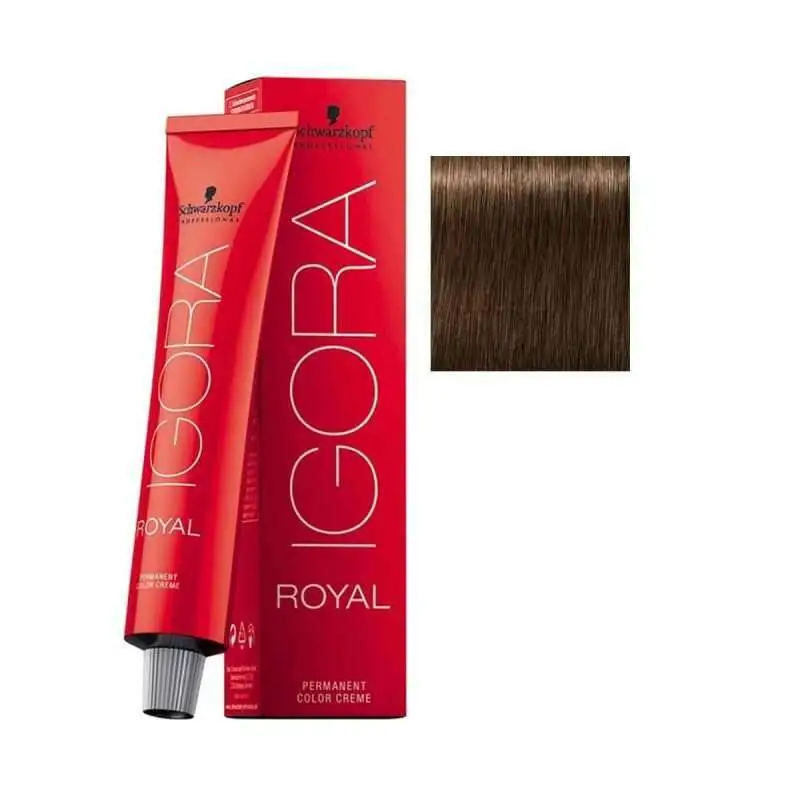 Schwarzkopf Igora Royal Colors 5-65 Açık Kahve Çikolata Altın Saç Boyası 60 ml | Zengin Altın ve Çikolata Tonlarıyla Doğal Görünüm - 1