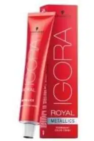 Schwarzkopf Igora Royal Colors 7-17 Kumral Sandre Bakır Saç Boyası 60ml | Doğal ve Canlı Renk - 