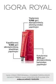 Schwarzkopf Igora Royal Colors 9,5-1 İnci Saç Boyası 60ml | Yoğun Küllü Platin - 3