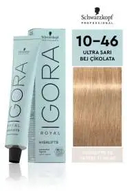 Schwarzkopf Igora Royal Highlifts 10-46 Ultra Sarı Bej Çikolata Saç Boya 60ml - 1