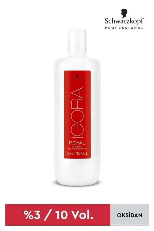 Schwarzkopf Igora Royal Oil Developer Oksidan Krem %3 (10 Volüm) 1000ml | Hassas Saçlar İçin Yağ Bazlı Aktivatör - 1