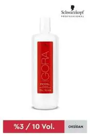 Schwarzkopf Igora Royal Oil Developer Oksidan Krem %3 (10 Volüm) 1000ml | Hassas Saçlar İçin Yağ Bazlı Aktivatör - 