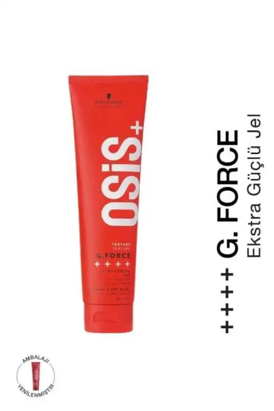 Schwarzkopf Osis+ G.Force Güçlü Tutucu Jel 150 ml | Maksimum Tutuş ve Dayanıklı Şekillendirme - 1
