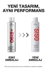 Schwarzkopf Osis+ Hold Session Extra Strong Hold Güçlü Tutuşlu Saç Şekillendirici Sprey 500ml | Uzun Süreli Sabitleme ve Hacim - 1