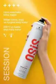 Schwarzkopf Osis+ Hold Session Extra Strong Hold Güçlü Tutuşlu Saç Şekillendirici Sprey 500ml | Uzun Süreli Sabitleme ve Hacim - 3