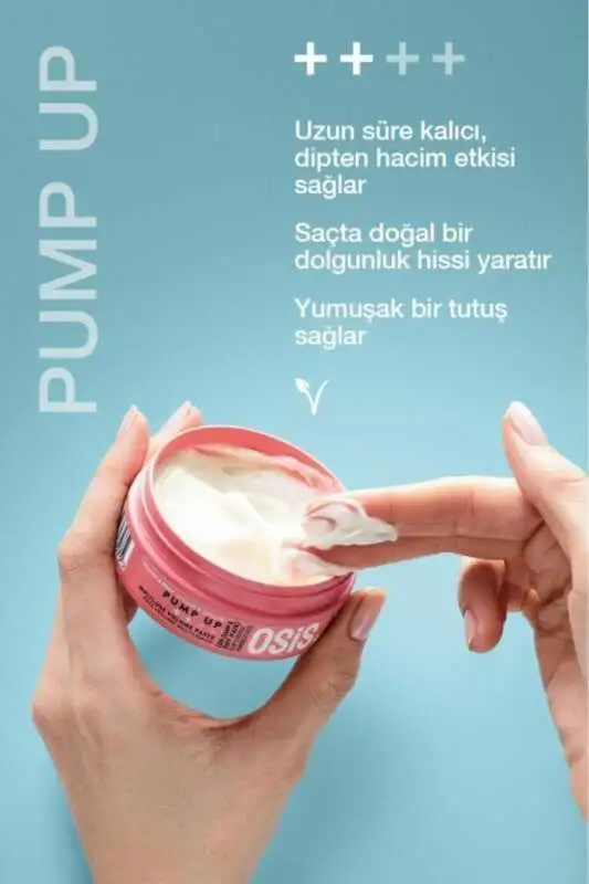 Schwarzkopf Osis+ Pump Up 85ml | Orta Tutuşlu Çok Amaçlı Hacim Waxı - 2