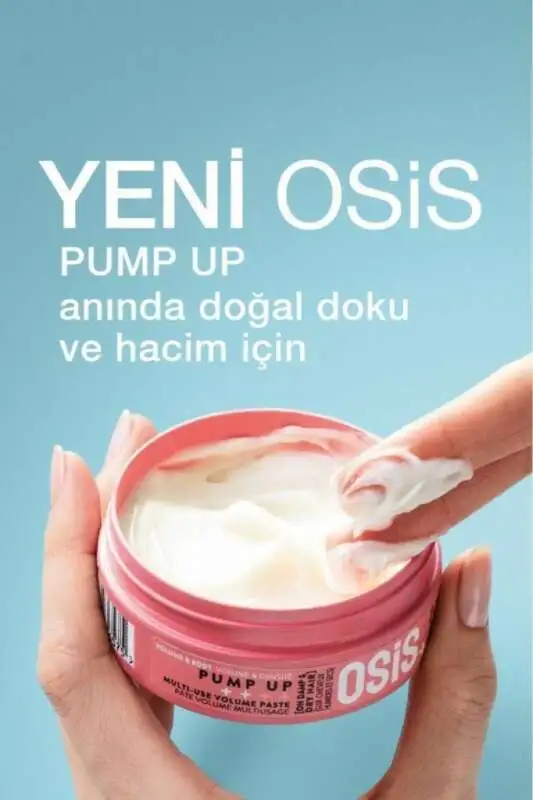 Schwarzkopf Osis+ Pump Up 85ml | Orta Tutuşlu Çok Amaçlı Hacim Waxı - 3