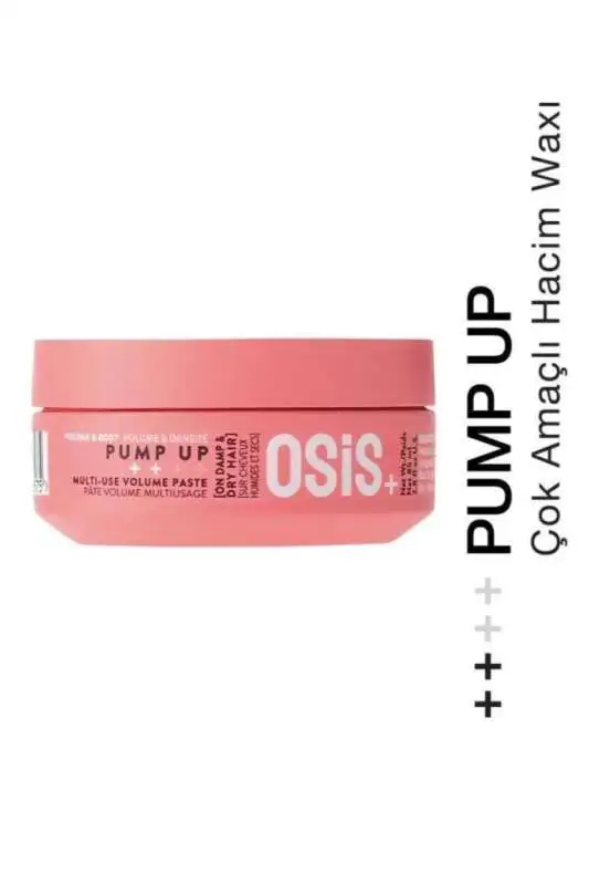 Schwarzkopf Osis+ Pump Up 85ml | Orta Tutuşlu Çok Amaçlı Hacim Waxı - 1