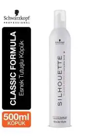 Schwarzkopf Silhouette Orta Tutucu Köpük 500ml | Hacim & Doğal Şekillendirme - Schwarzkopf Professional
