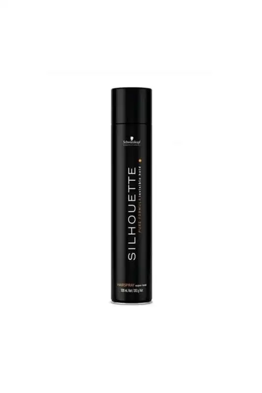 Schwarzkopf Silhouette Süper Tutucu Saç Spreyi 500ml | Siyah - 1