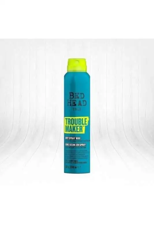 Tigi Bed Head Trouble Maker Sprey Wax - Esnek Tutuş, Doğal Görünüm ve Nem Dirençli Şekillendirici Sprey Balmumu 200 ml - 1