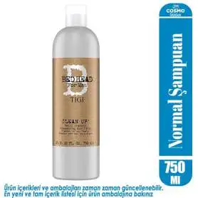 Tigi Bed Head For Men Clean Up Daily - Yağlı Saç ve Saç Derisi için Günlük Temizlik ve Ferahlık Sağlayan Erkek Şampuanı 750 ml - 2
