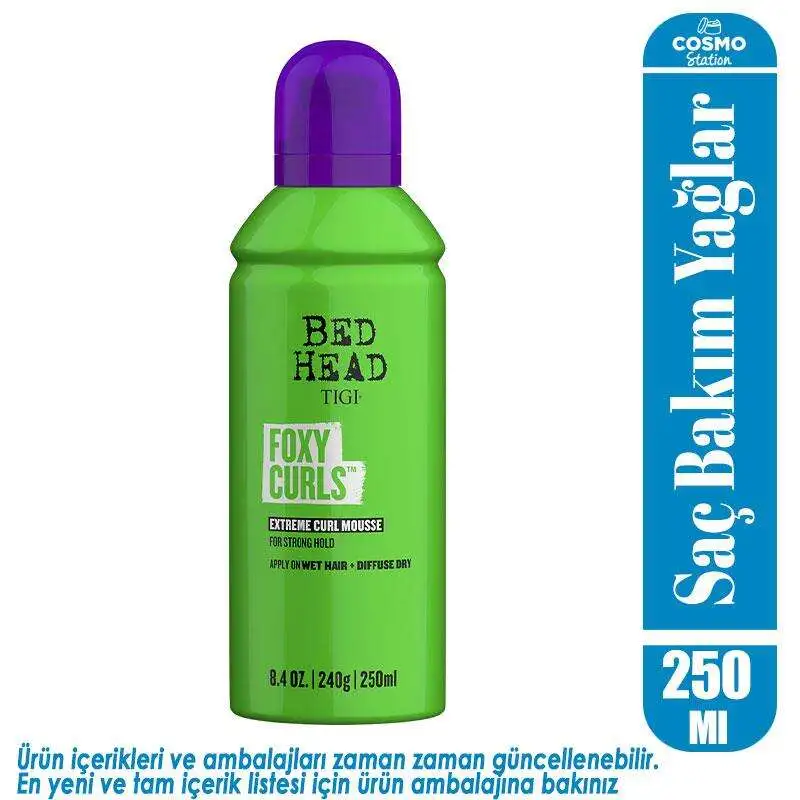 Tigi Bed Head Foxy Curls Extreme Saç Köpüğü 250 Ml - 1