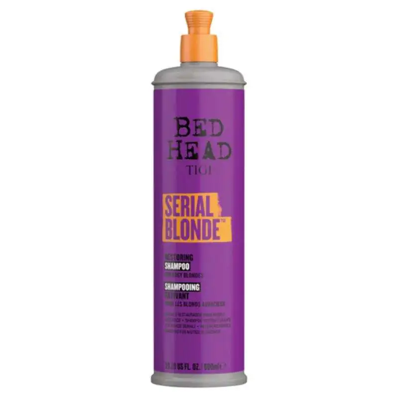 Tigi Bed Head Serial Blonde Restoring - Sarı ve Açık Renkli Saçları Onaran, Sararmayı Önleyen Şampuan 600 ml - 1