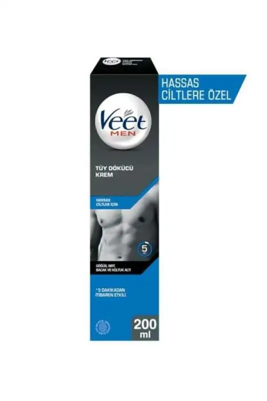 Veet Men Tüy Dökücü Krem 200ml | Hassas Ciltler İçin - 2