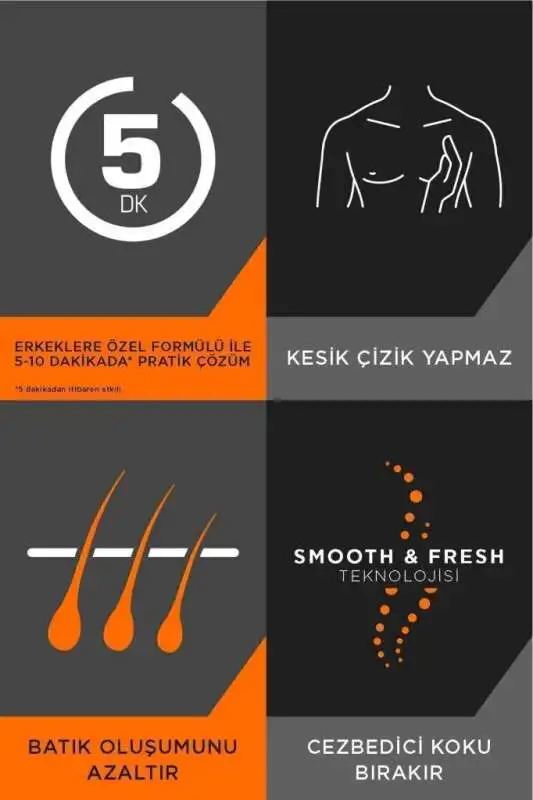 Veet Men Tüy Dökücü Krem 200ml | Hassas Ciltler İçin - 4