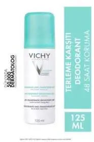 Vichy Anti-Transpirant Terleme Karşıtı Deodorant 125ml - 48 Saat Etkili Koruma ve Ferahlık - Vichy