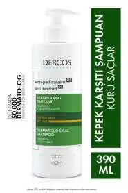 Vichy Dercos Anti-Dandruff DS Kepek Karşıtı Kuru Saçlar için Şampuan 390 ml - 1