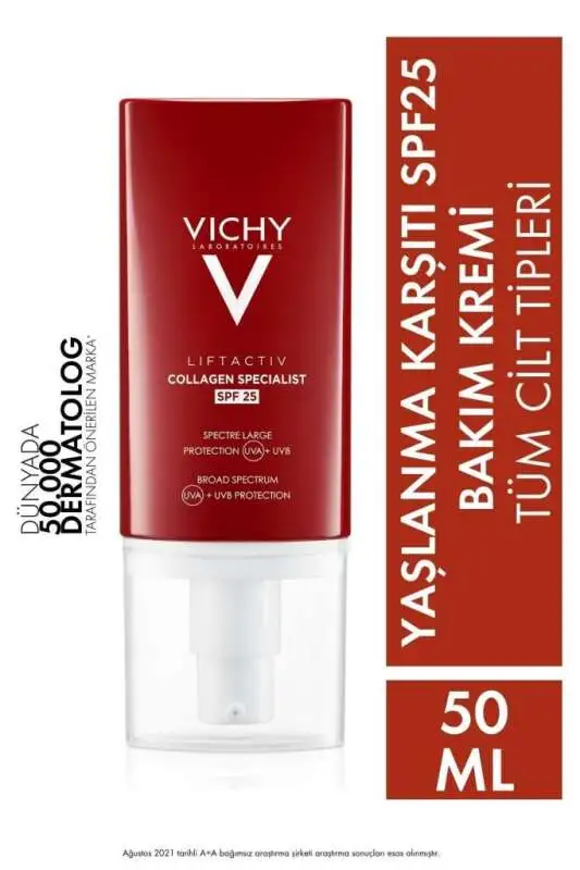 Vichy Liftactiv Collagen Yaşlanma Kar.Bak.Kr.50 ML - 1