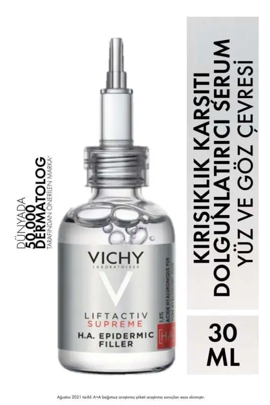 Vichy Liftactiv Supreme Epidermic Filler 30 ml | Kırışıklık Karşıtı Yüz ve Göz Çevresi Serumu - 1