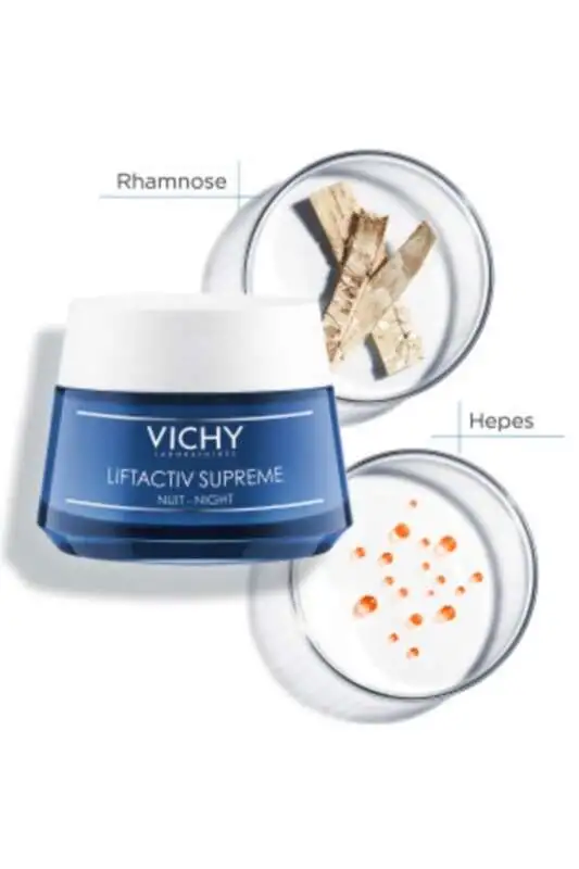 Vichy Liftactiv Supreme Kırışıklık Karşıtı ve Yenileyici Gece Kremi 50 ml - Yoğun Nemlendirici ve Cilt Sıkılaştırıcı - 5