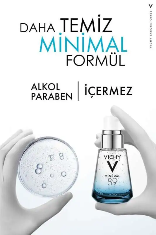 Vichy Mineral 89 Hyaluronik Asit İçeren Yoğun Nemlendirici Yüz Serumu 50 ml - Hassas Ciltler İçin - 3