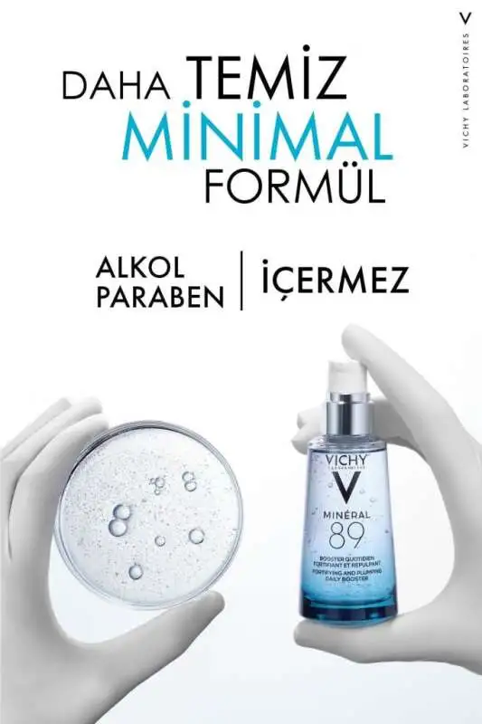 Vichy Mineral 89 Mineralizing Water + Hyaluronic Acid Yoğun Nemlendirici ve Güçlendirici Yüz Serumu 50 ml - Hassas Ciltler İçin - 3