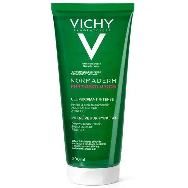 Vichy Normaderm Phytosolution Yağlı ve Hassas Ciltler için Yüz Temizleme Jeli 200 ml - 2