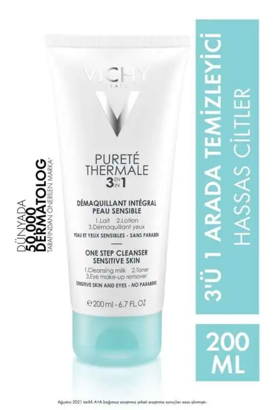 Vichy Purete Thermale 3’ü 1 Arada Temizleyici 200ml - Cilt Temizliği, Nem ve Ferahlık - 6