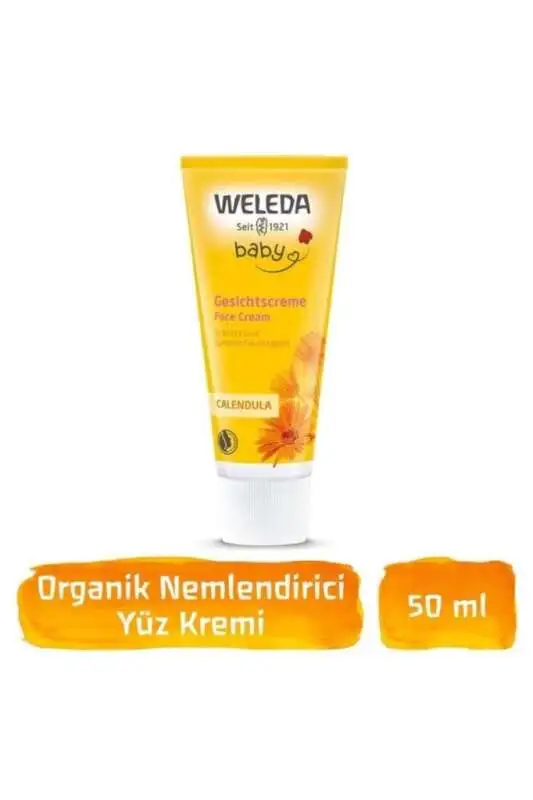 Weleda Baby Calendula Nemlendirici Yüz Kremi 50 ml - 1