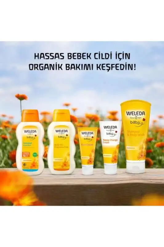 Weleda Baby Calendula Weather Protection Yüz Kremi 30 ml | Bebekler İçin Koruyucu Nemlendirici Krem - 4